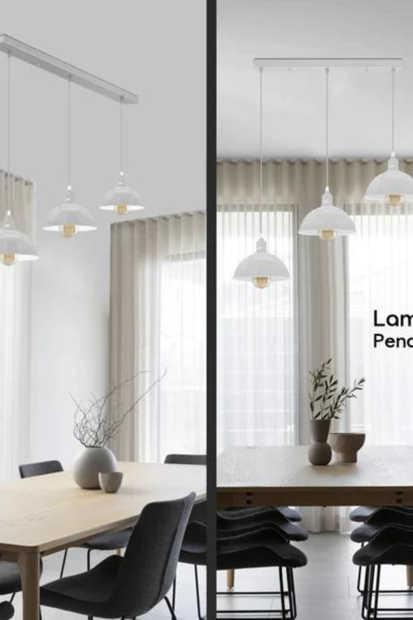 Shoreditch — 3-Light Industrial Dome Bar Pendant