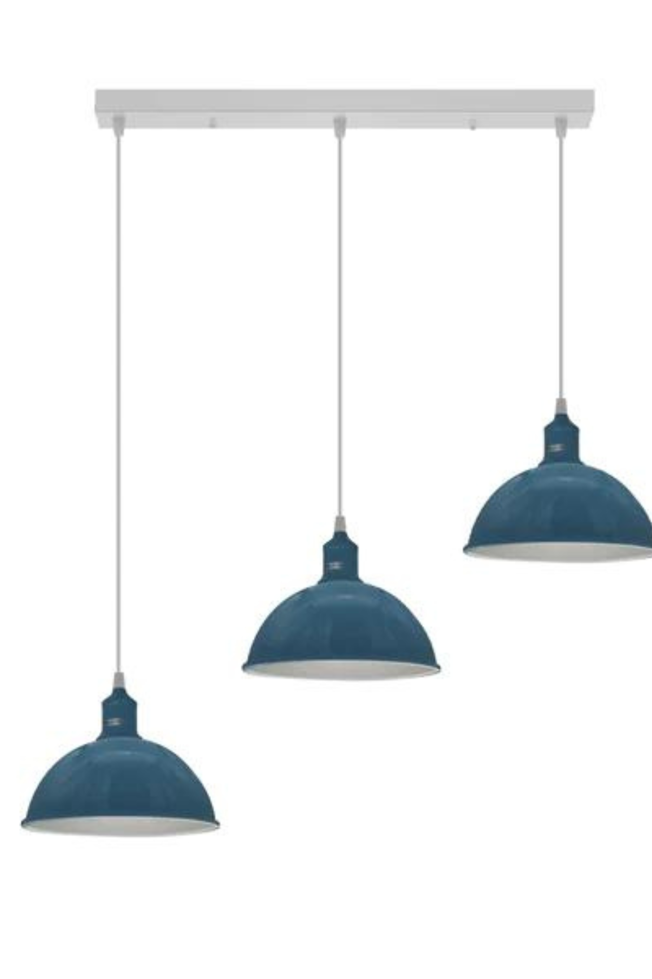Shoreditch — 3-Light Industrial Dome Bar Pendant