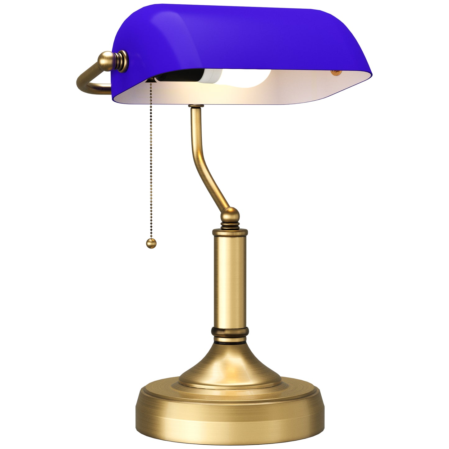 Lincoln — Banker's Library Table Lamp — reverse angle