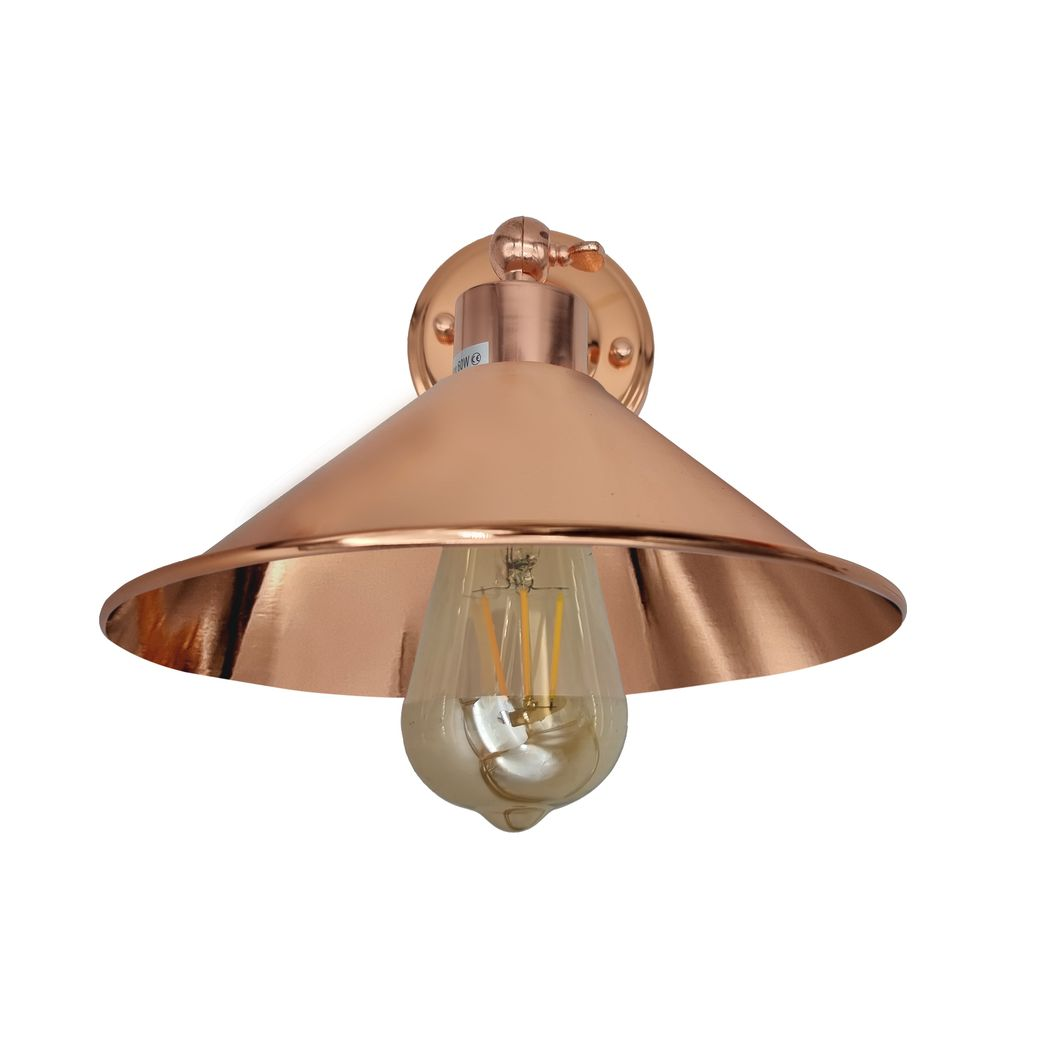 Cheltenham polished copper cottage wall light showcasing intricate detailing and warm brass finish, perfect for classic inter